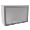 Шкаф медицинский навесной с откидной дверкой со стеклом М-ШНОс-80