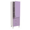 Шкаф медицинский одностворчатый М-ШД-60 (ДСП с пластиком, с 3-мя ящиками)