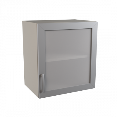 Шкаф навесной со стеклянной дверкой одностворчатый, М-ШНс-40 (УЛДСП)
