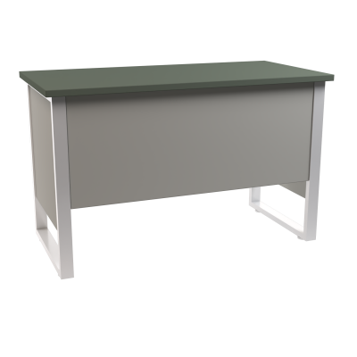 Медицинский стол на металлическом сварном каркасе, М-СЛМ-120/60ДП (УЛДСП, с накладками в комплекте)
