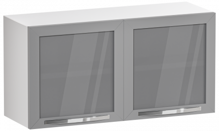 Шкаф медицинский навесной со стеклянными дверками, М-ШНс-80 (Металл, л)
