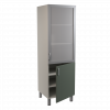 Медицинский шкаф-витрина комбинированный, Мл-ШВ-60 (УЛДСП)