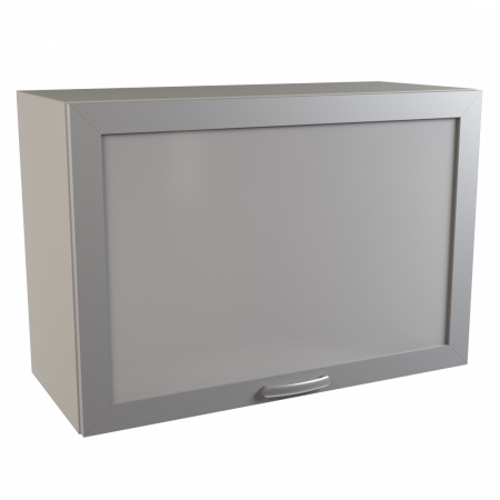 Шкаф медицинский навесной с откидной дверкой со стеклом, М-ШНОс-80 (УЛДСП)