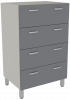 Шкаф архивный с 4-мя выдвижными ящиками (УДСП)