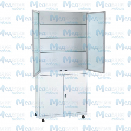 Шкаф медицинский металлический для медикаментов ШМС.02.01  (мод.1)