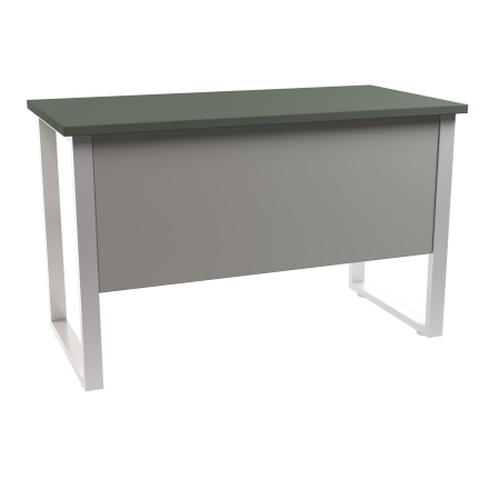 Медициснкий стол на металлическом сварном каркасе, М-СЛМ-120/60ДП (УЛДСП, с накладкой в комплекте)
